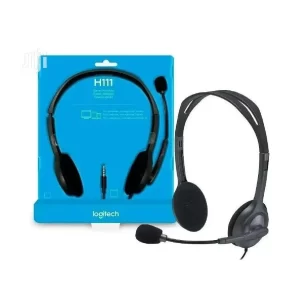 The LOGITECH H111 WIRED HEADSETS available at tech junction at Ksh 3,888